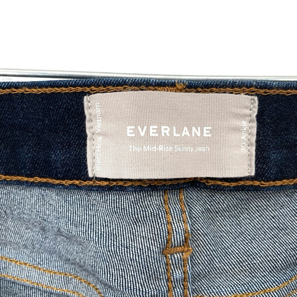 Everlane The Mid Rise Skinny Ankle Jean Size 30 - Picture 6 of 8